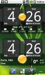 game pic for Sense Analog Clock Widget Dark Ad-free